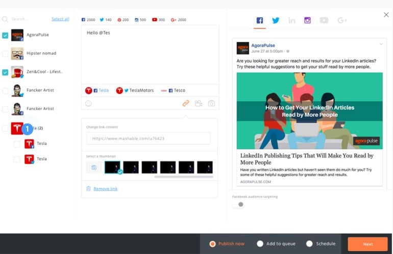 Agora Pulse screenshot