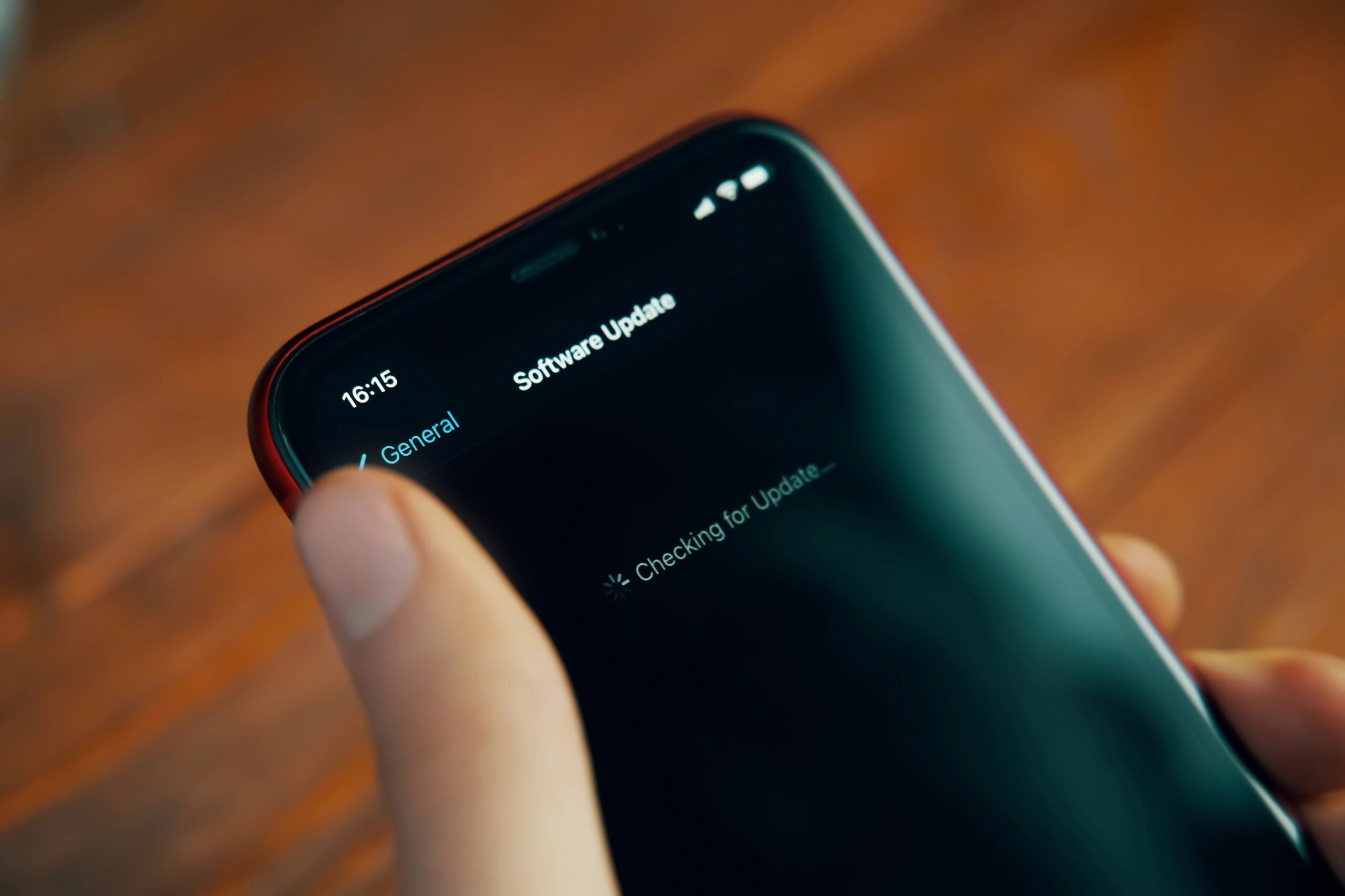Apple iPhone operation system update