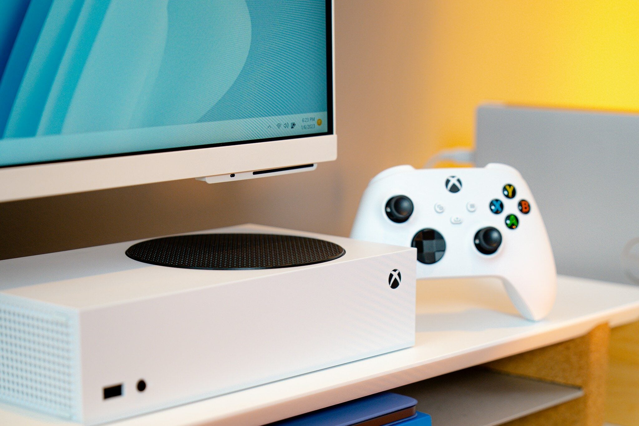 Desk Setup with xbox
