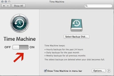 How To Turn Mac Time Machine On