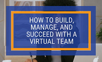 Woman working at desk at home (caption: How To Build, Manage, And Succeed With A Virtual Team)